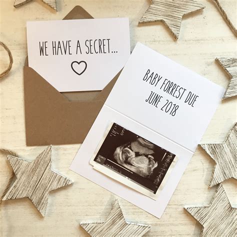 card pregnancy announcement